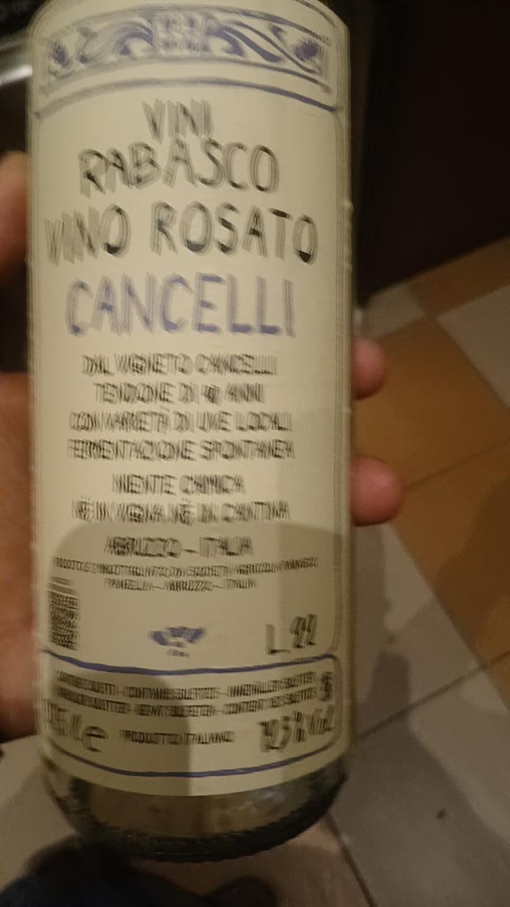 Cancelli Rosato - Azienda Agricola Rabasco - Iole Rabasco 