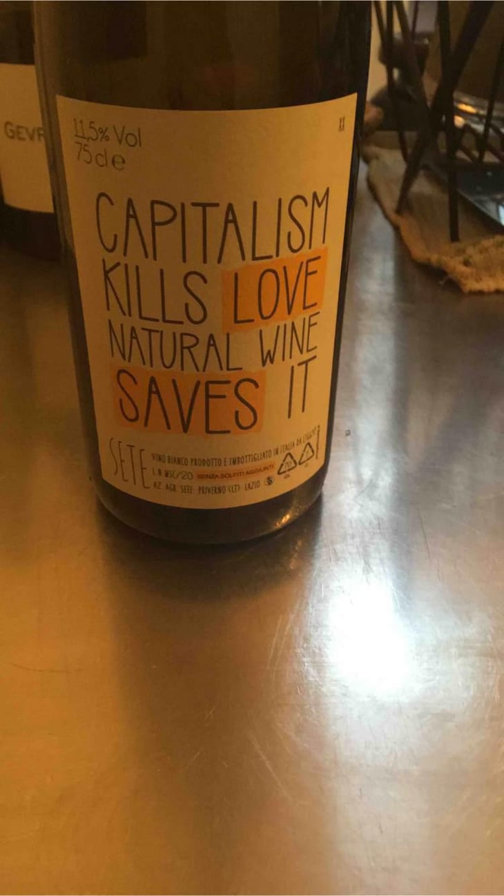 Capitalism Kills Love Natural Wine Saves It - Lazio - Priverno 