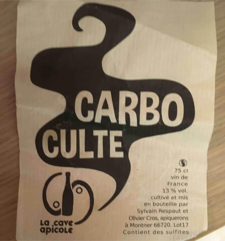 Carbo Culte (label after 2016) - La Cave Apicole - Sylvain Respaut & Olivier Cros 