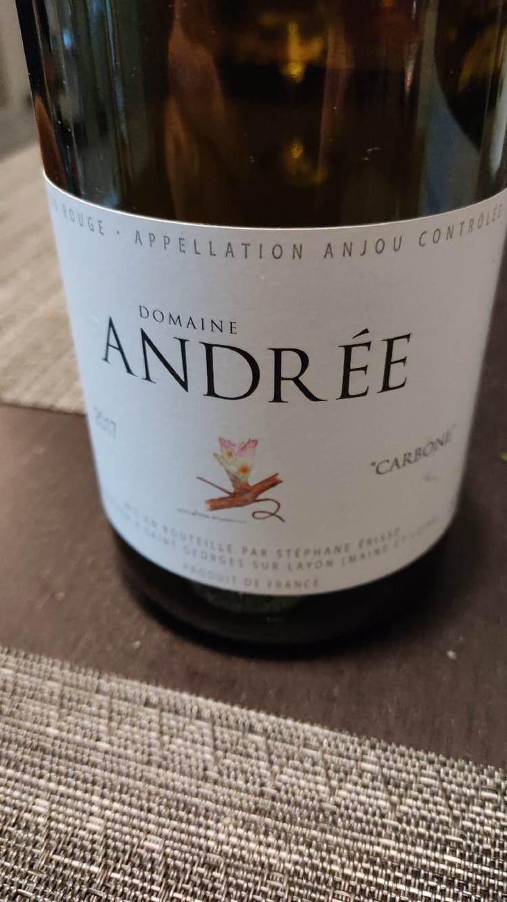 Carbone - Domaine Andrée - Stéphane Erissé 