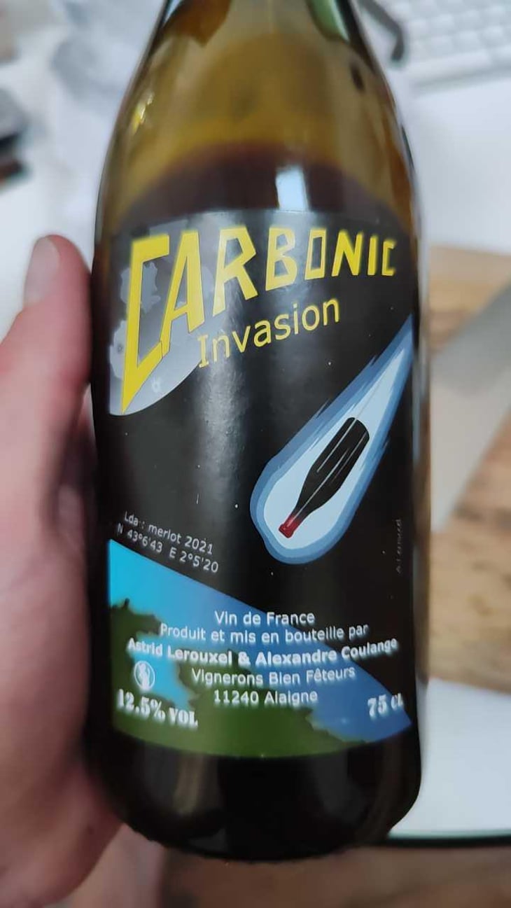 Carbonic Invasion - Domaine Thuronis - Vigneron Bien Fêteur - Alexandre Coulange & Astrid Lerouxel 