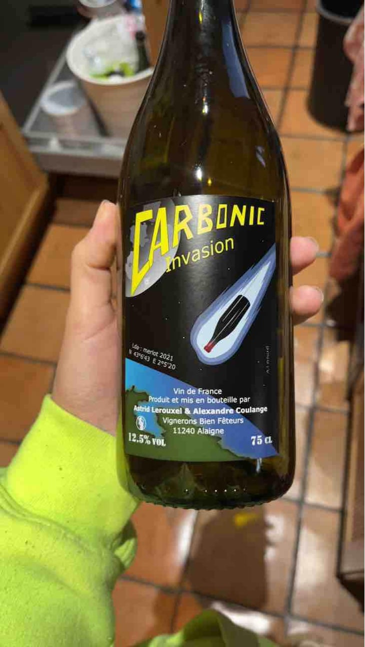 Carbonic Invasion - Domaine Thuronis - Vigneron Bien Fêteur - Alexandre Coulange & Astrid Lerouxel 