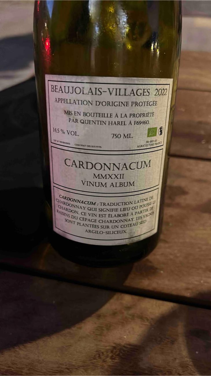 Cardonnacum - Domaine des Buis Rond - Quentin Harel -2021
