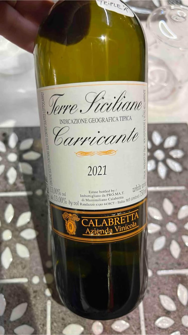 Carricante - Azienda Vinicola Calabretta - Massimiliano Calabretta 