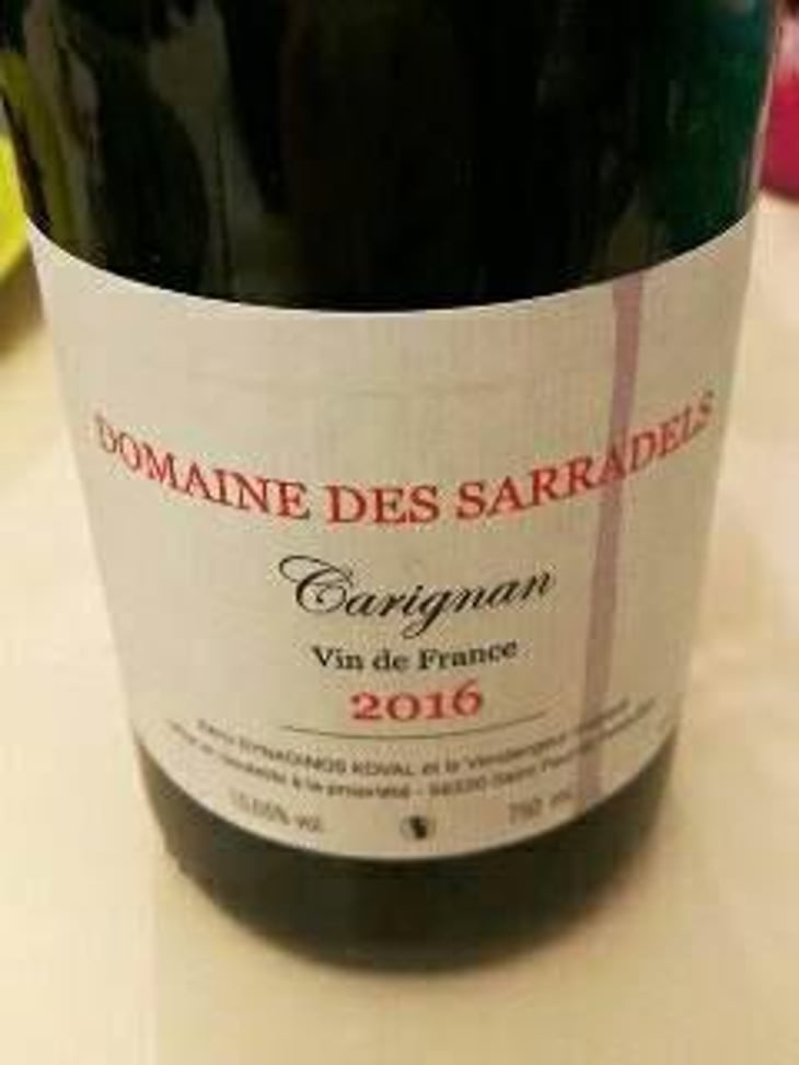 Carignan - Domaine des Sarradels - Rémi Synadinos Koval 