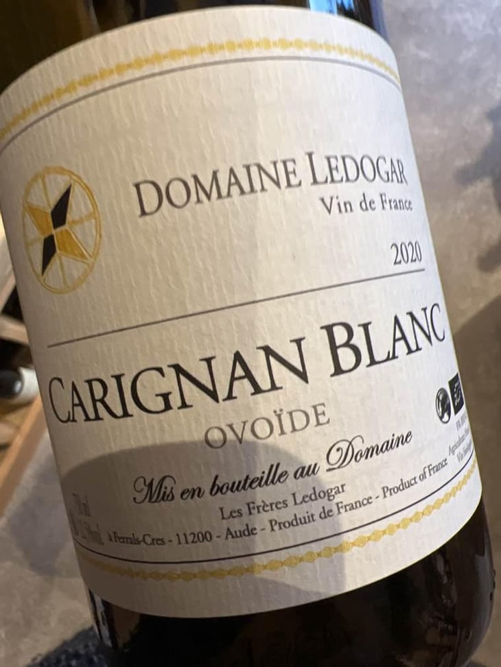 Carignan Blanc - Domaine Ledogar - Xavier, Mathieu & Benoît Ledogar 