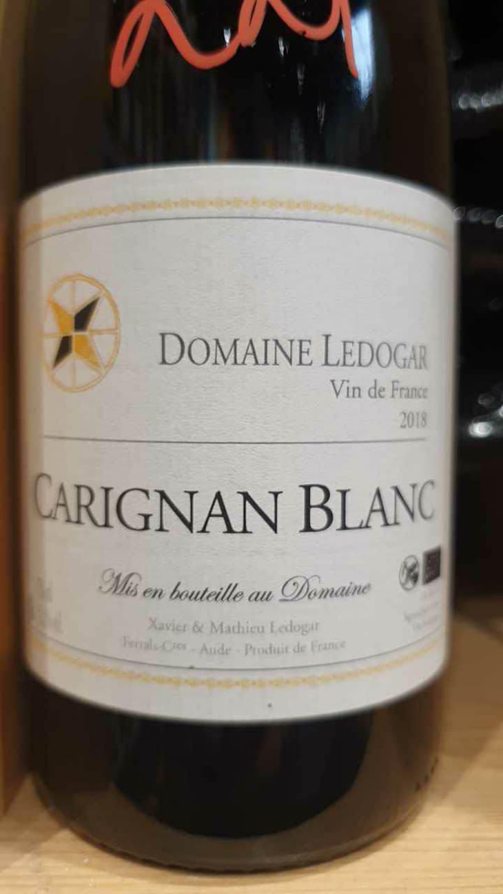 Carignan Blanc - Domaine Ledogar - Xavier, Mathieu & Benoît Ledogar 