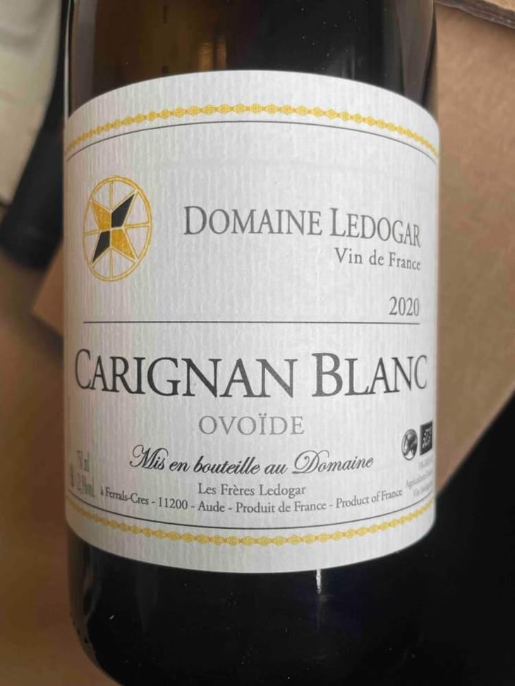 Carignan Blanc Ovoïde - Domaine Ledogar - Xavier, Mathieu & Benoît Ledogar 