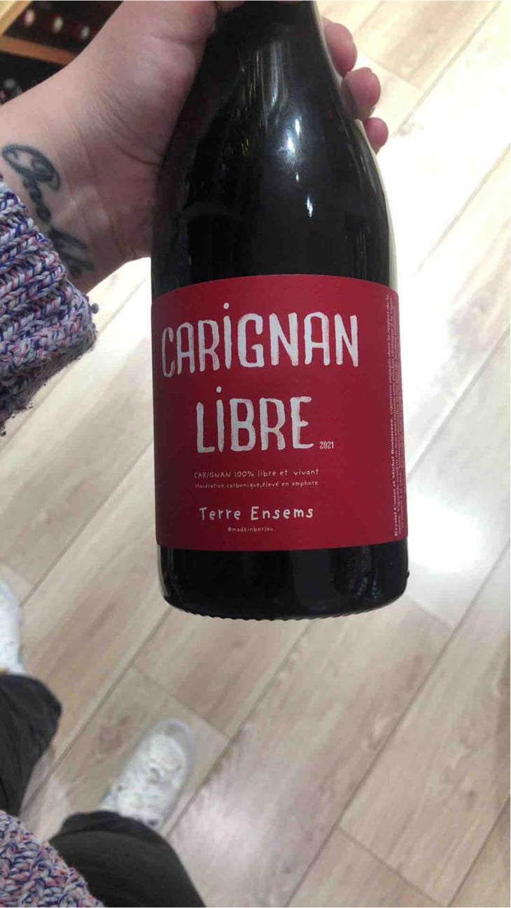 Carignan Libre - Terre Ensems - Krystel Costes & Michel Bouisseren 