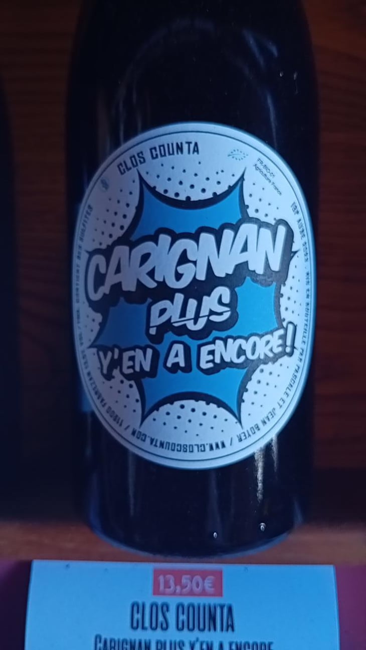 Carignan plus y'en a encore ! - Clos Counta - Pascale & Jean Boyer -2023