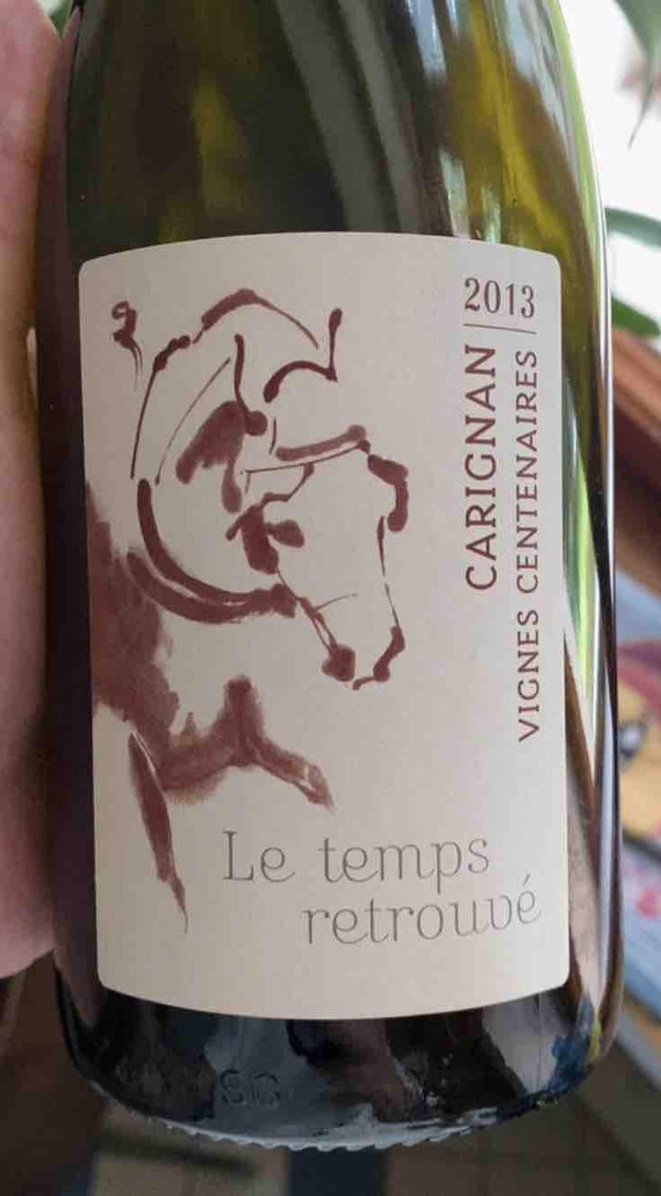 Carignan Vignes Centenaires - Le Temps Retrouvé - Michaël Georget 