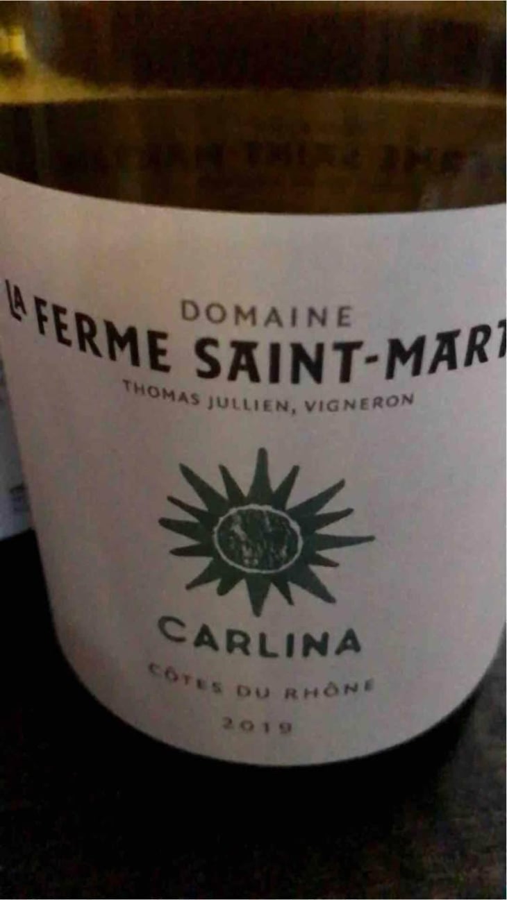 Carlina - La Ferme Saint-Martin - Les Vins de Thomas - Sophie & Thomas Jullien 