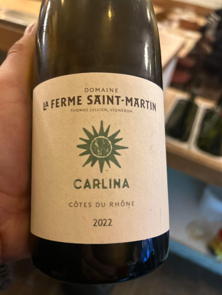 Carlina - La Ferme Saint-Martin - Les Vins de Thomas - Sophie & Thomas Jullien 