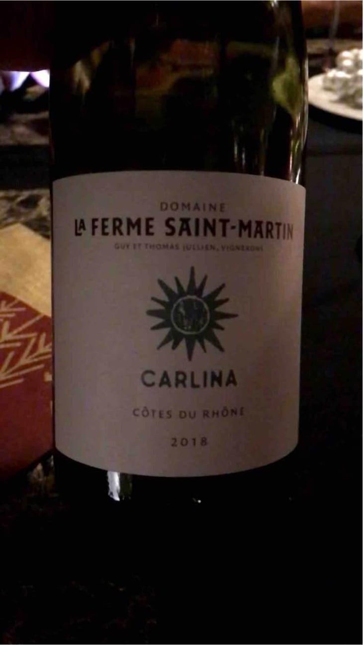 Carlina - La Ferme Saint-Martin - Les Vins de Thomas - Sophie & Thomas Jullien 