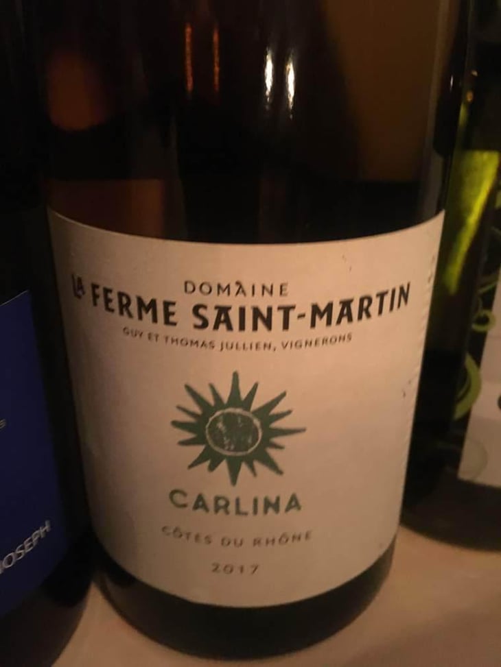 Carlina - La Ferme Saint-Martin - Les Vins de Thomas - Sophie & Thomas Jullien 