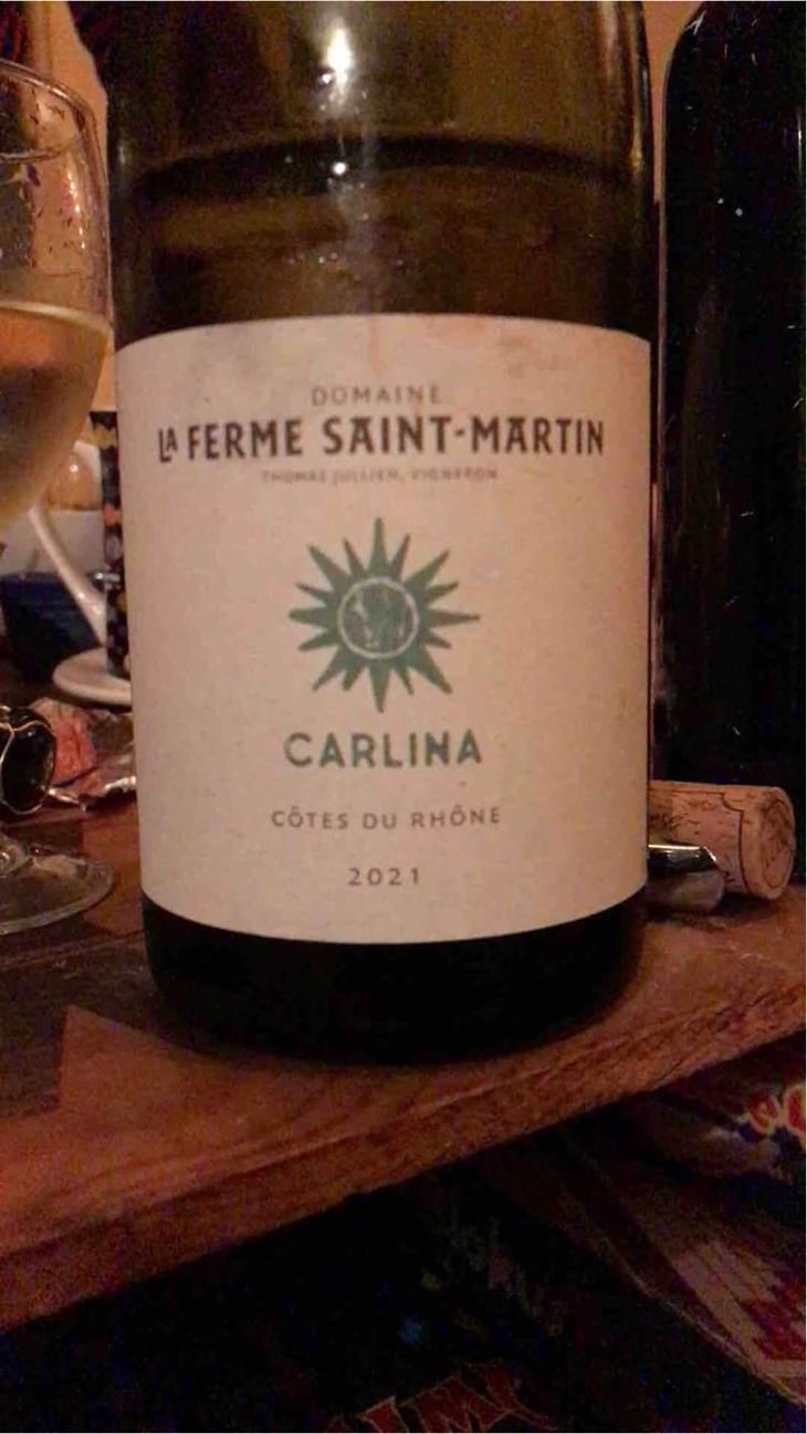 Carlina - La Ferme Saint-Martin - Les Vins de Thomas - Sophie & Thomas Jullien 