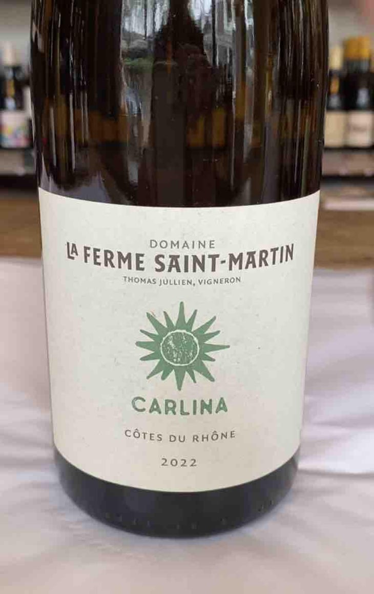 Carlina - La Ferme Saint-Martin - Les Vins de Thomas - Sophie & Thomas Jullien 