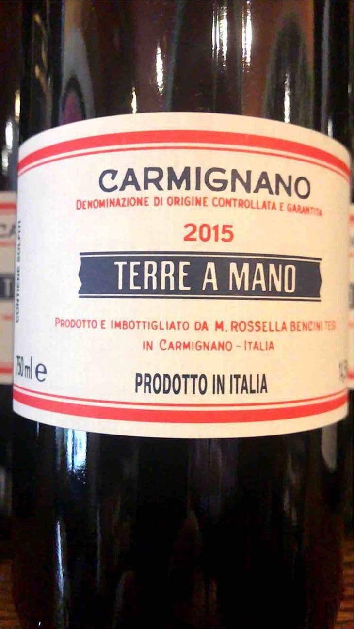 Carmignano - Fattoria di Bacchereto Terre a Mano - Maria Rossella Bencini Tesi 