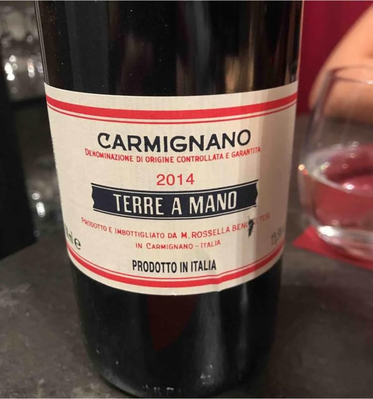 Carmignano - Fattoria di Bacchereto Terre a Mano - Maria Rossella Bencini Tesi 