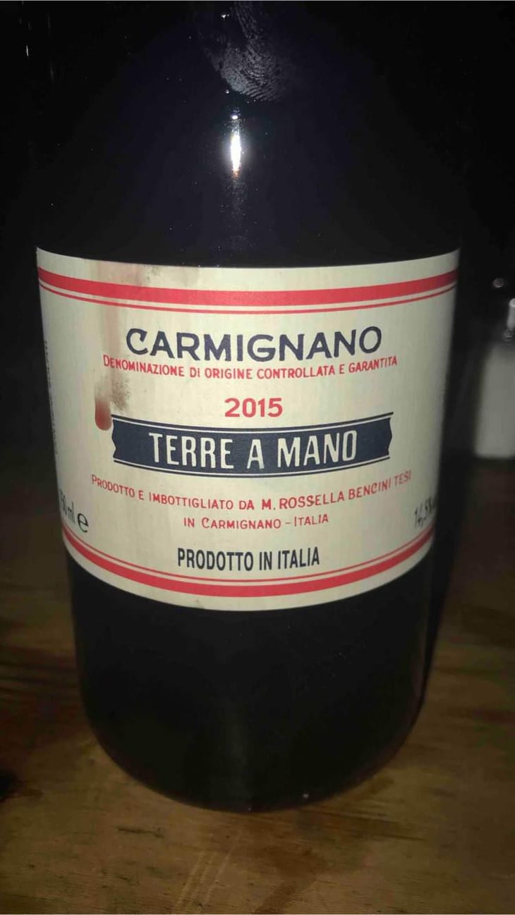Carmignano - Fattoria di Bacchereto Terre a Mano - Maria Rossella Bencini Tesi 