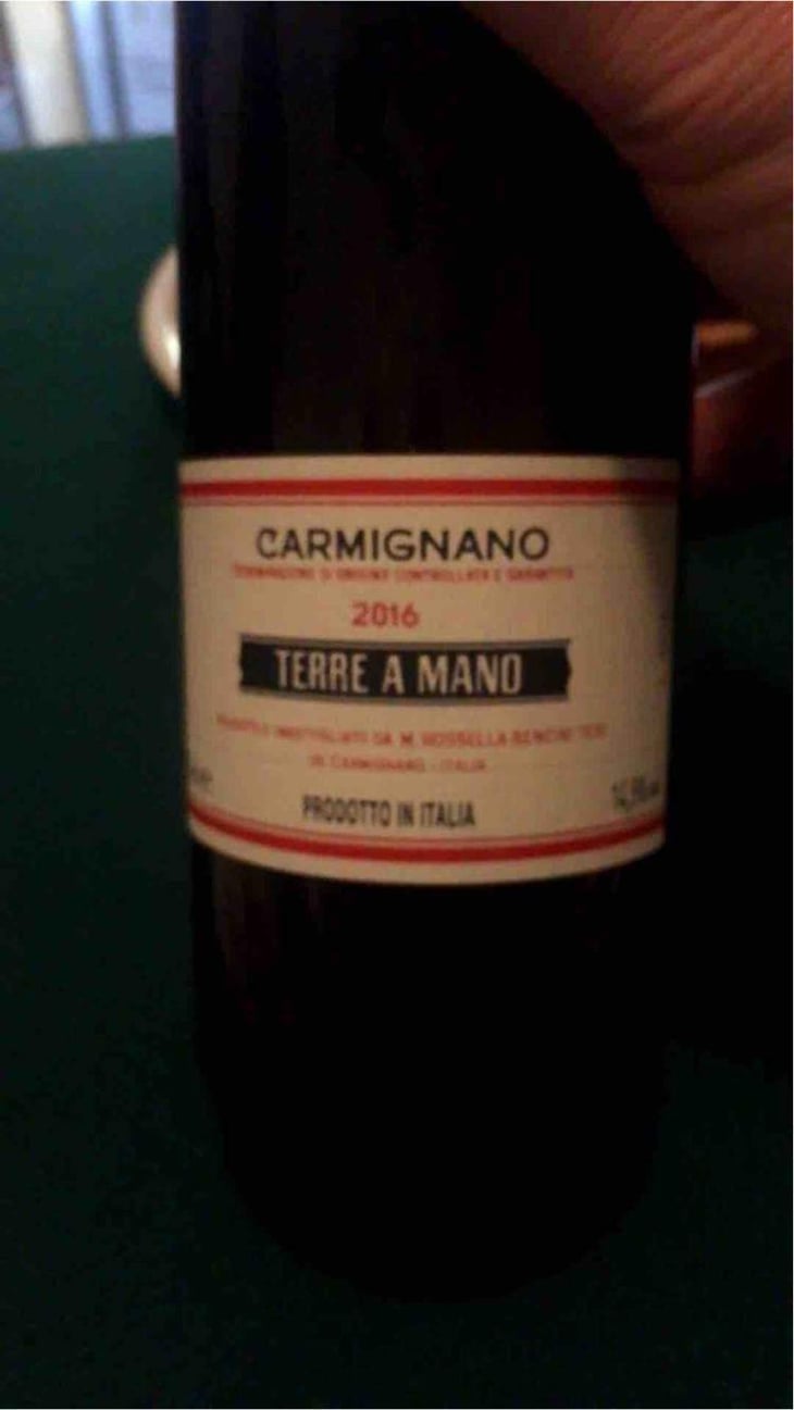 Carmignano - Fattoria di Bacchereto Terre a Mano - Maria Rossella Bencini Tesi 