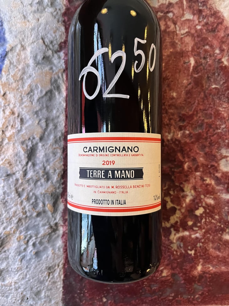 Carmignano - Fattoria di Bacchereto Terre a Mano - Maria Rossella Bencini Tesi 