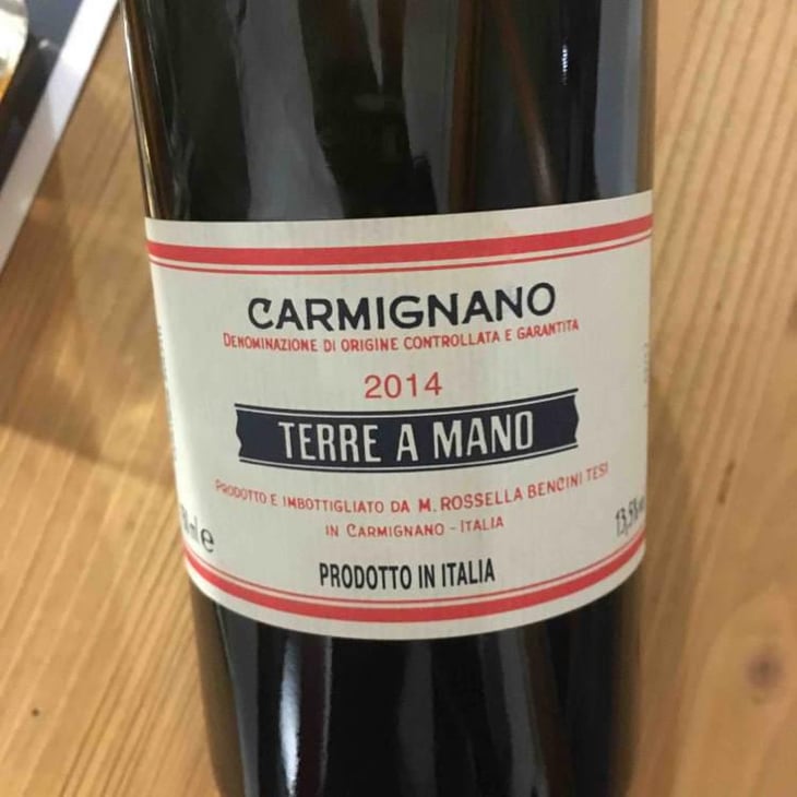 Carmignano - Fattoria di Bacchereto Terre a Mano - Maria Rossella Bencini Tesi 