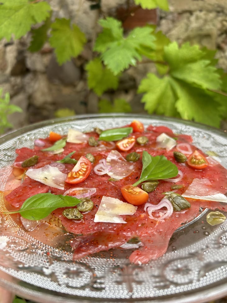Carpaccio De Bœuf Du Pays Basque - Bistrot l’Esquirou - 798911