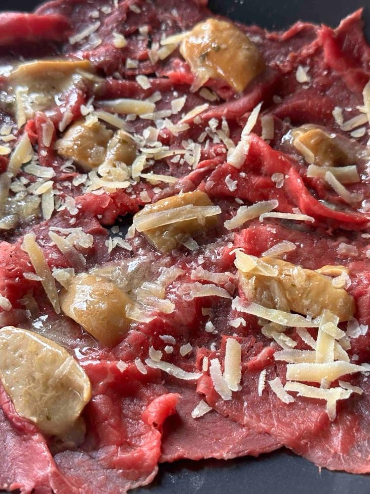 Carpaccio Di Wagyu Porcini E Comte A Scaglie - Croce Bianca Bistrot - 780690
