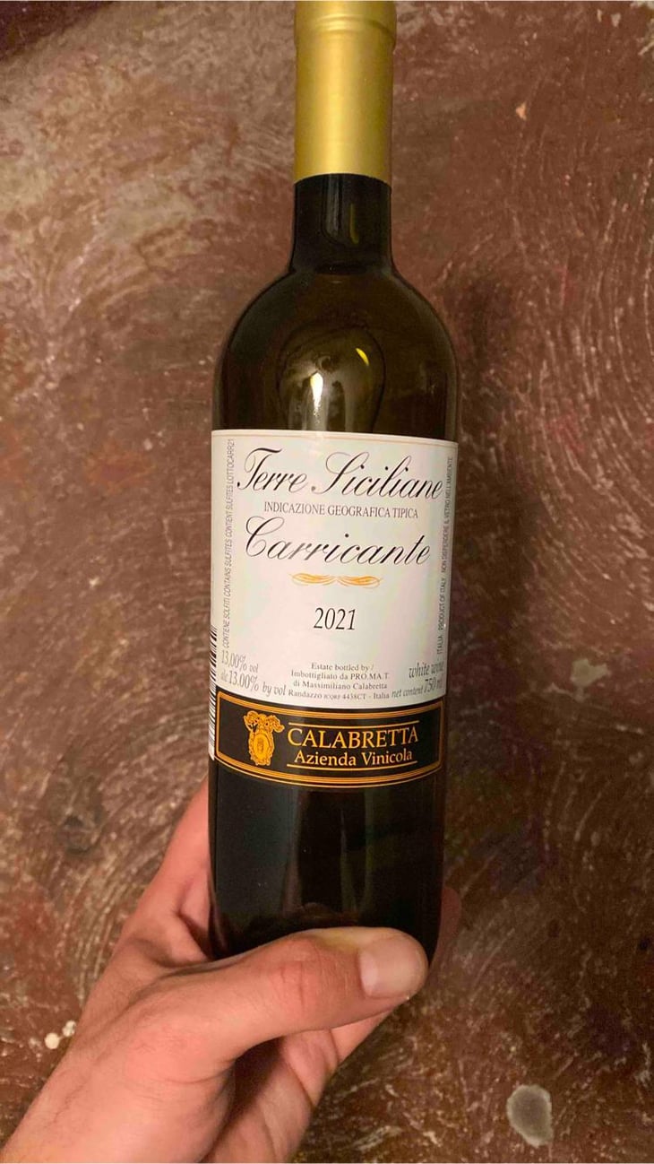 Carricante - Azienda Vinicola Calabretta - Massimiliano Calabretta 