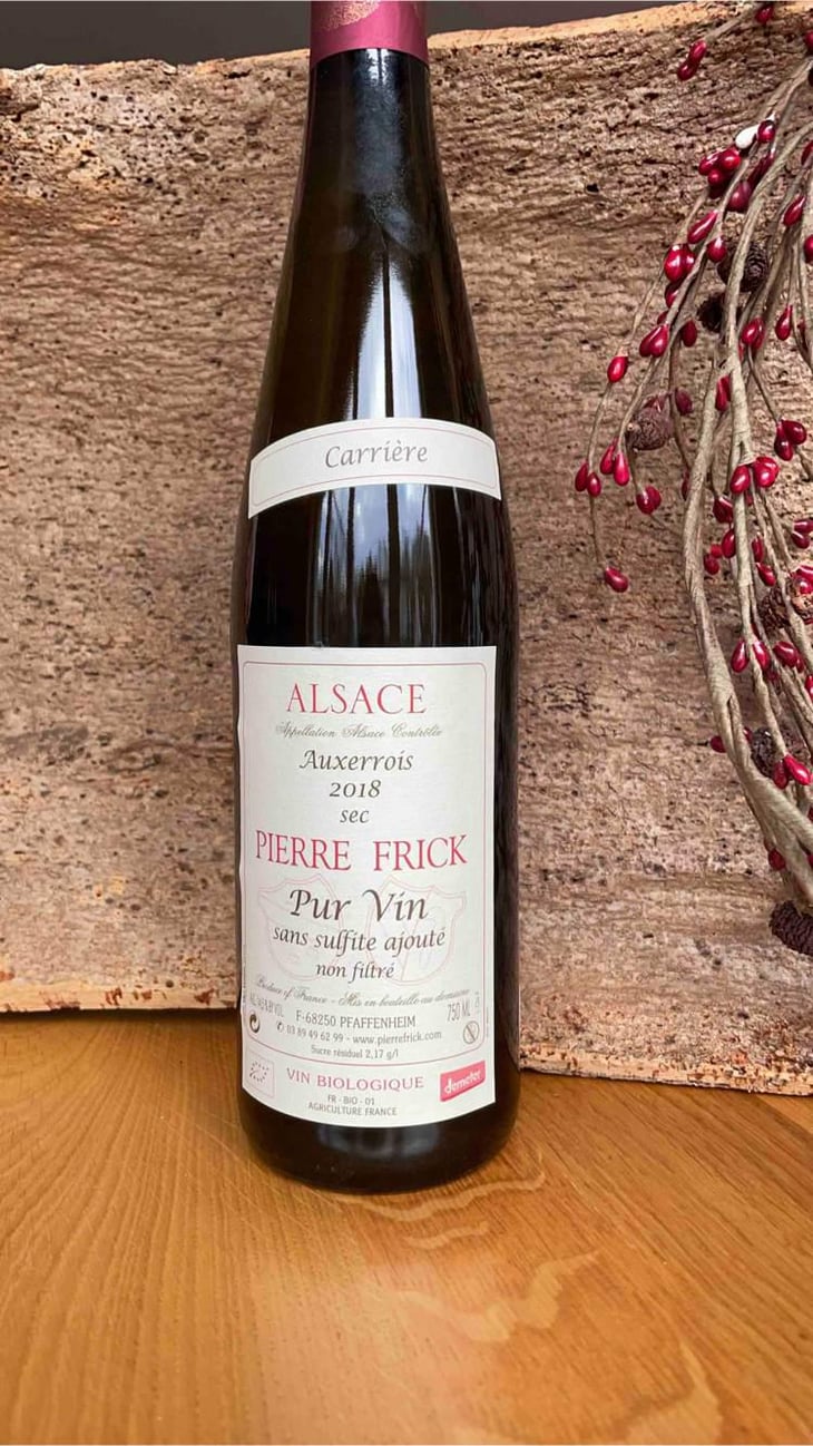 Carrière Auxerrois Sec - Domaine Pierre Frick - Jean-Pierre, Chantal et Thomas Frick 