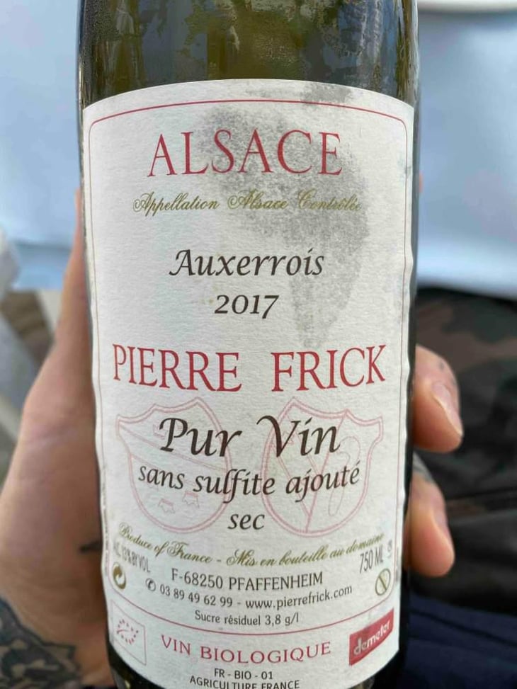 Carrière Auxerrois Sec - Domaine Pierre Frick - Jean-Pierre, Chantal et Thomas Frick 