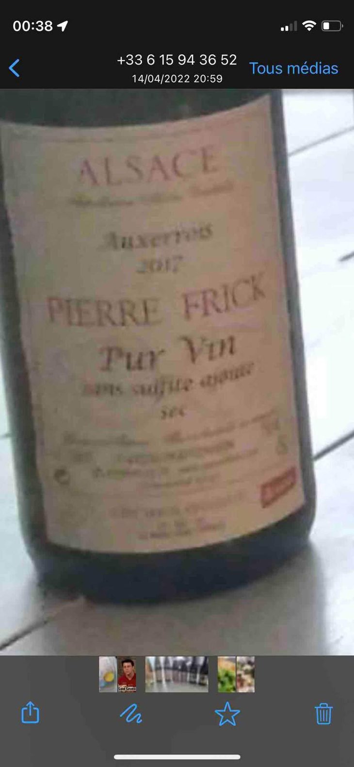 Carrière Auxerrois Sec - Domaine Pierre Frick - Jean-Pierre, Chantal et Thomas Frick 