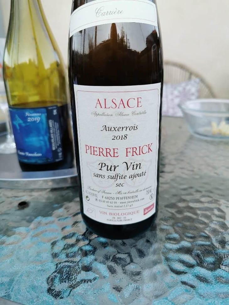 Carrière Auxerrois Sec - Domaine Pierre Frick - Jean-Pierre, Chantal et Thomas Frick 