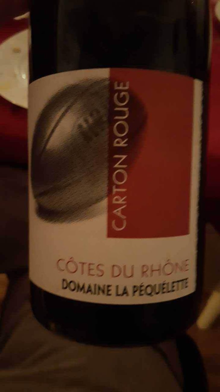 Carton Rouge - Domaine La Péquélette - Cédric Guillaume-Corbin 