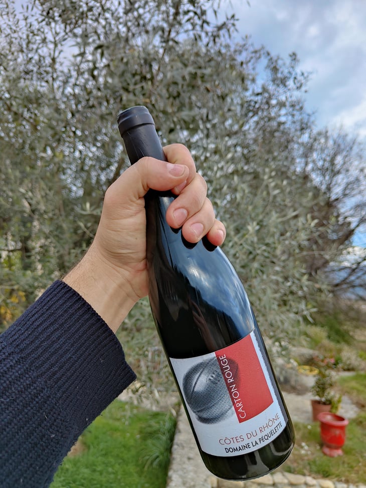 Carton Rouge - Domaine La Péquélette - Cédric Guillaume-Corbin 