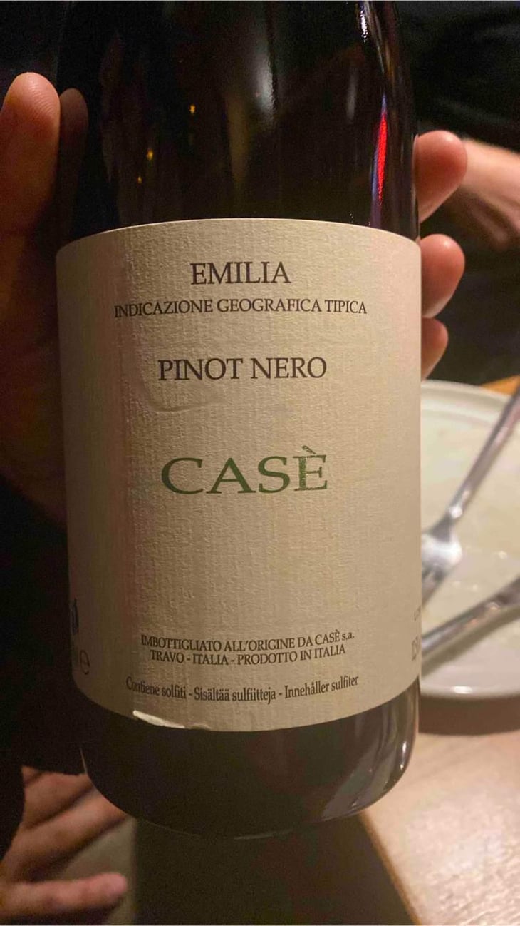 Casè Pinot Nero - Società Agricola Casè - Alberto Anguissola & Diego Ragazzi 