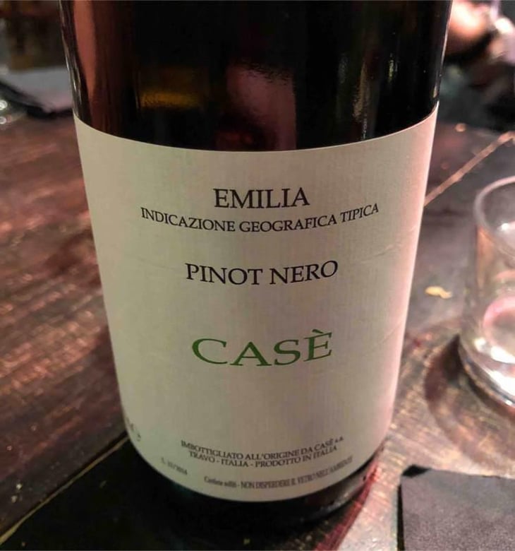 Casè Pinot Nero - Società Agricola Casè - Alberto Anguissola & Diego Ragazzi 