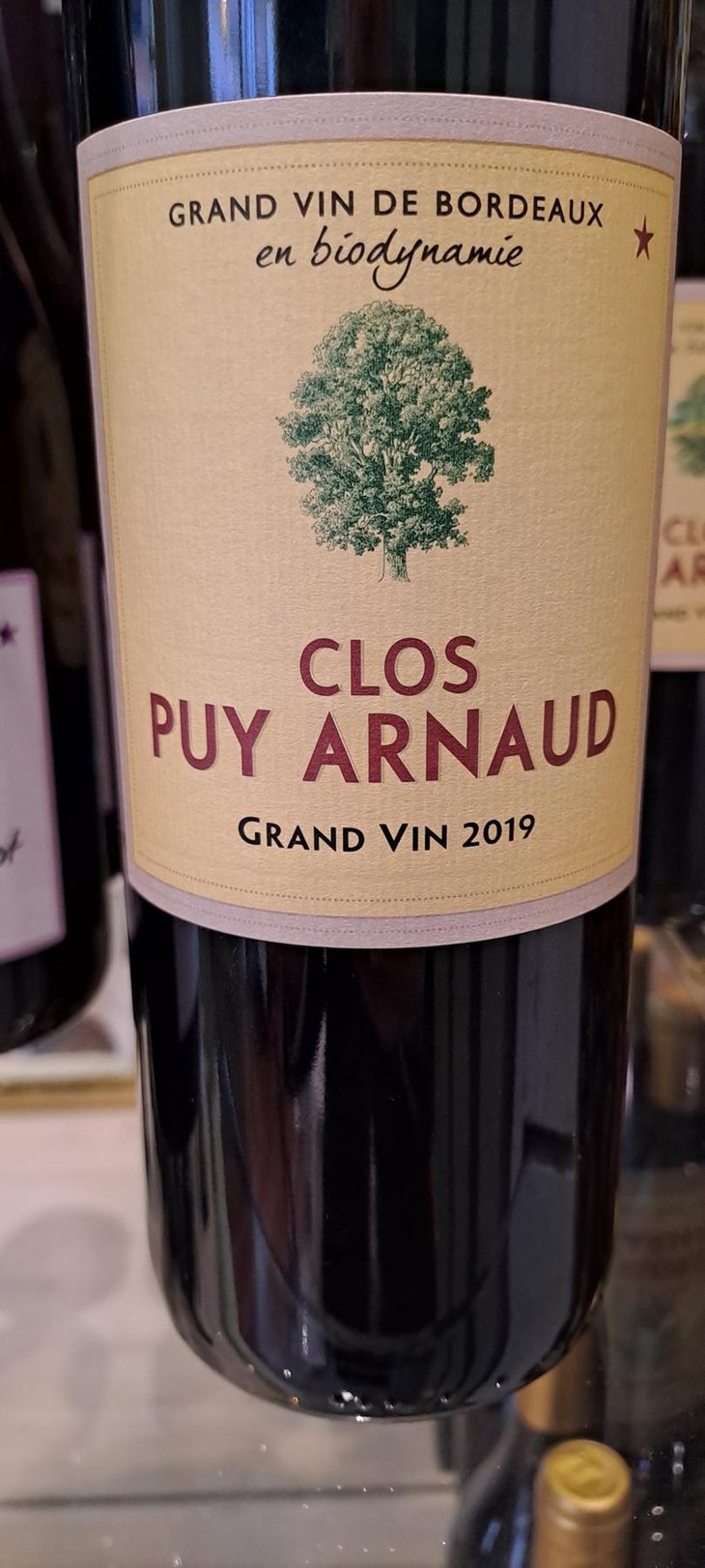 Castillon Côtes de Bordeaux - Clos Puy Arnaud - Thierry Valette -2019