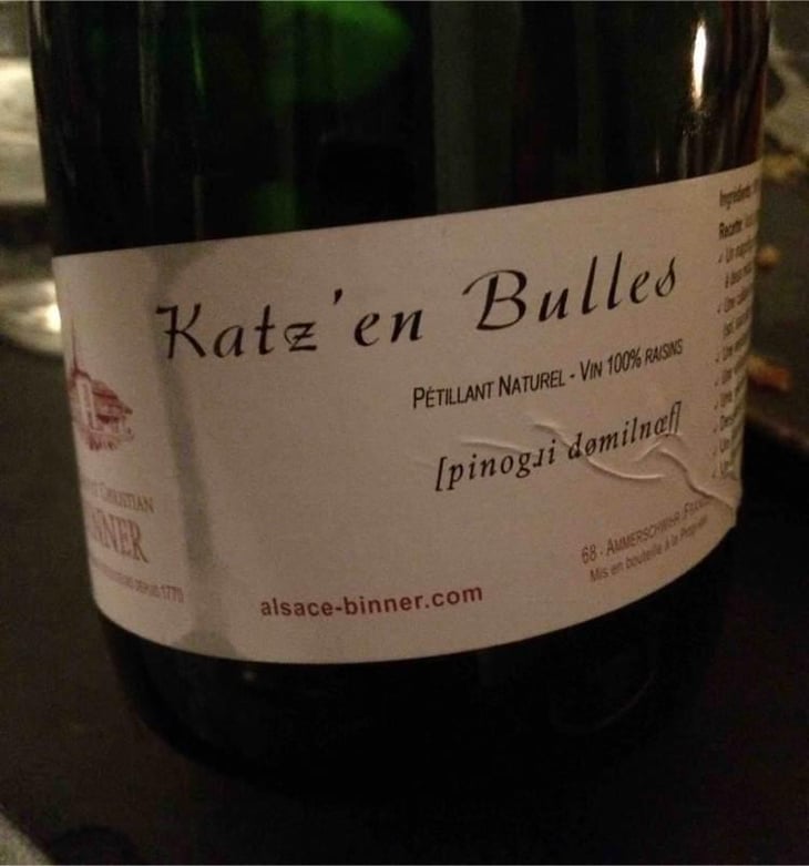 Katz' en Bulles Oxerwa Domilnoef - Domaine Christian Binner - Christian Binner et son équipe 