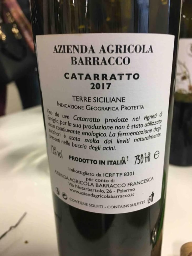 Catarratto - Vini Barraco - Antonino Barraco 
