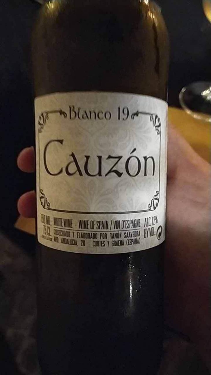 Cauzon Blanco 16 - Bodega Cauzon - Ramón Saavedra 