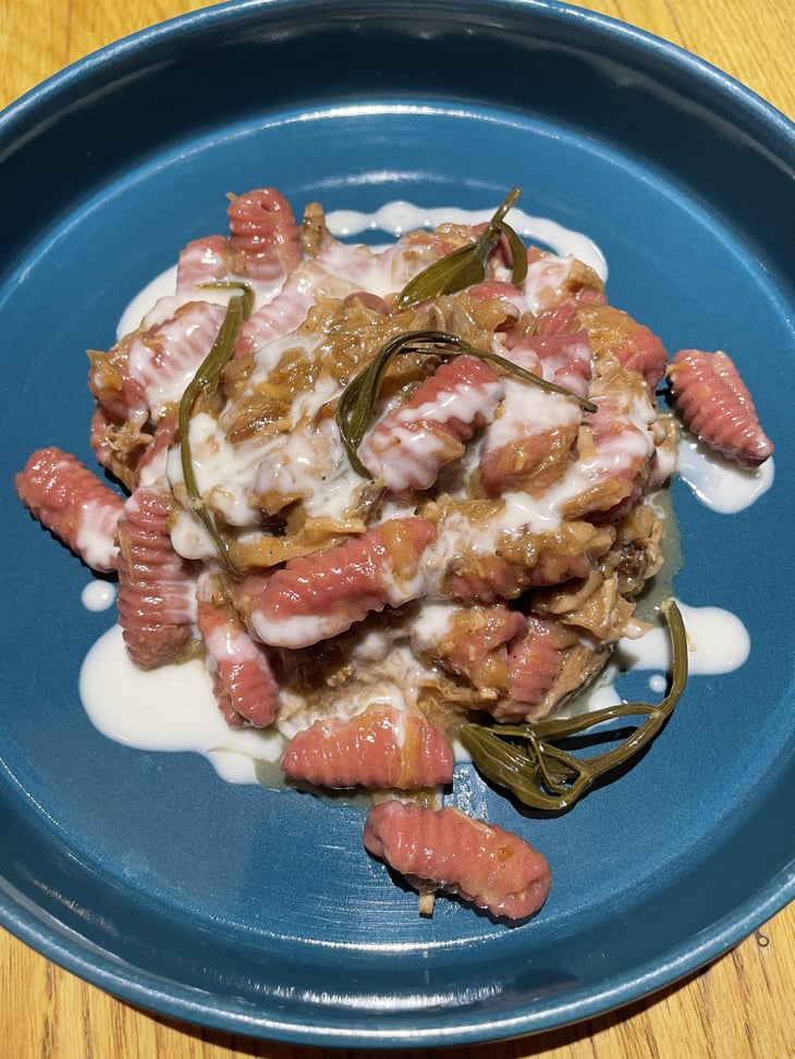 Cavatelli Di Rapa Rossa, Genovese Di Maiale Brado, Castellano - Osteria del Posto - 636369