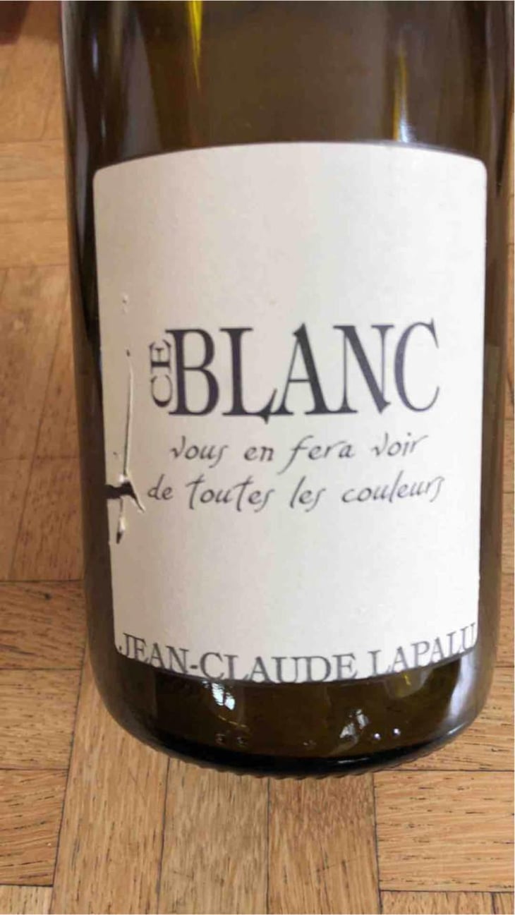 Ce Blanc vous en fera voir de toutes les couleurs - Jean-Claude Lapalu - Jean-Claude Lapalu 