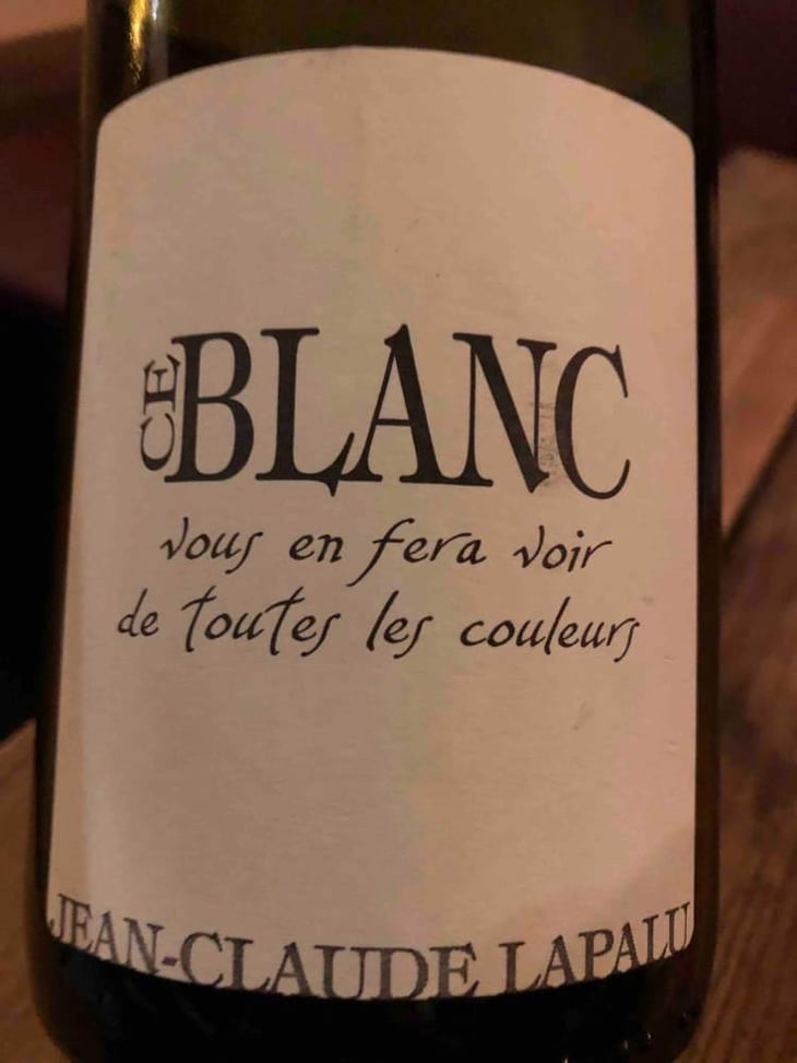 Ce Blanc vous en fera voir de toutes les couleurs - Jean-Claude Lapalu - Jean-Claude Lapalu 