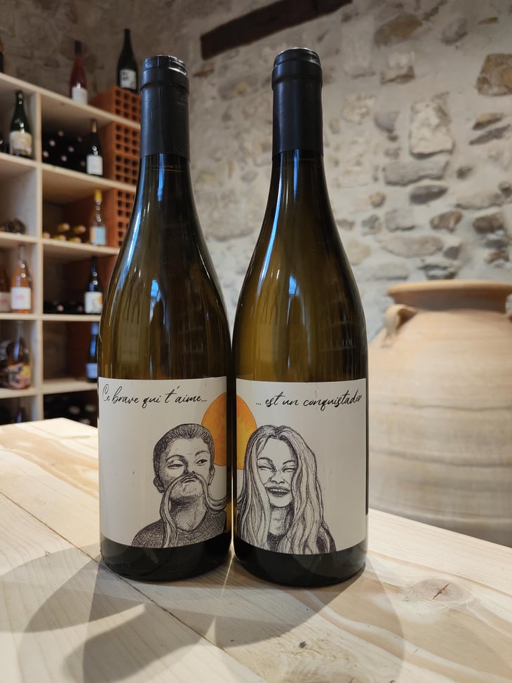 Ce brave qui t'aime est conquistador - Domaine La Péquélette - Cédric Guillaume-Corbin 
