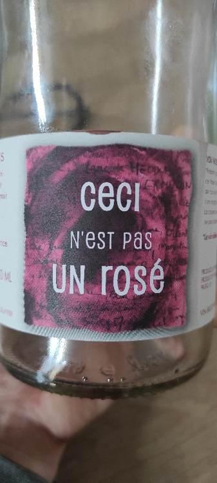 Ceci N'Est Pas Un Rosé - Les Sablonnettes - Christine & Joël Ménard 