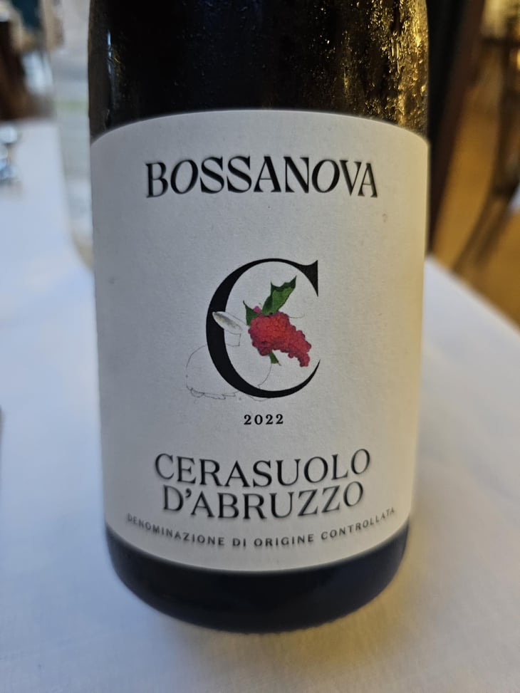 Cerasuolo d'Abruzzo DOC - Società Agricola BossaNova - Andrea Quaglia e Nat Colantonio 