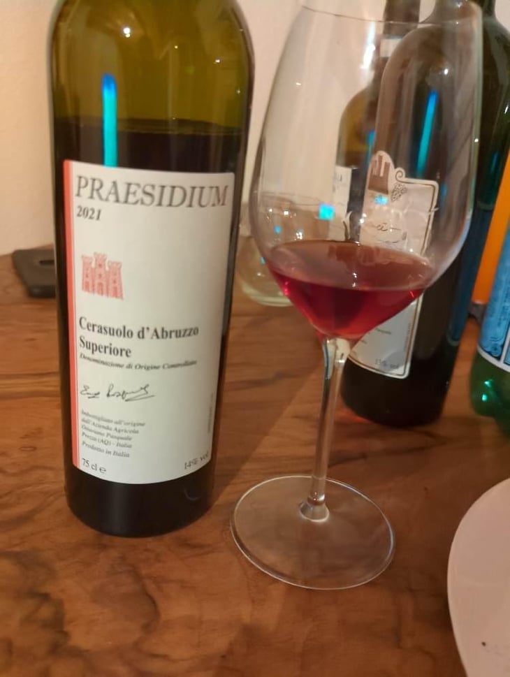 Cerasuolo d’Abruzzo Superiore DOC - Praesidium - Enzo, Lucia, Antonia et Ottaviano Pasquale 