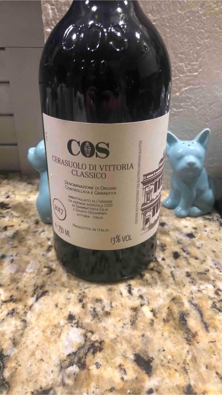 Cerasuolo di Vittoria Classico - COS - Giambattista Cilia, Cirino Strano & Giusto Occhipinti 